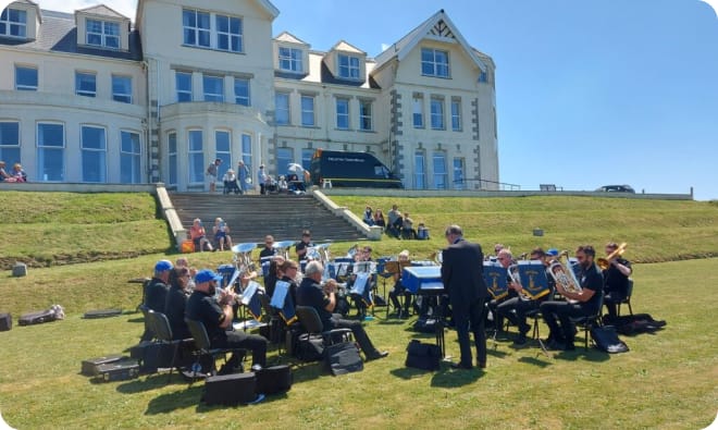 swallowcourt band at The Poldhu
